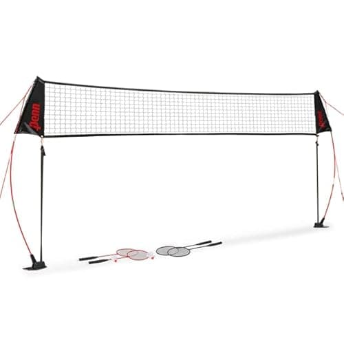 Penn Premium Easy Setup Badminton Set, Includes 4 Rackets and Shuttlecocks image