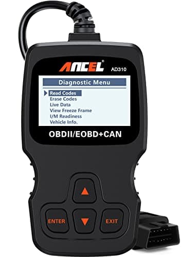 ANCEL AD310 Classic Enhanced Universal OBD II Scanner Car Engine Fault Code Reader CAN Diagnostic Scan Tool, Read and Clear Error Codes for 1996 or Newer OBD2 Protocol Vehicle (Black) image