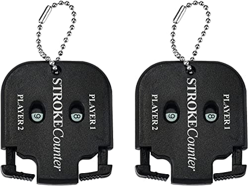 QHALEN Mini Score Counter Golf Stroke Shot Putt Tally Keeper Number with Key Chain (Pack of 2) image