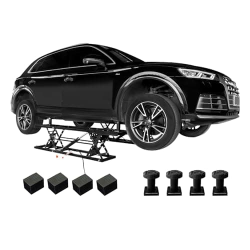 Albott Portable Car Lift, Capable of Lifting 7000 LBS, Maximum Height of 28" image