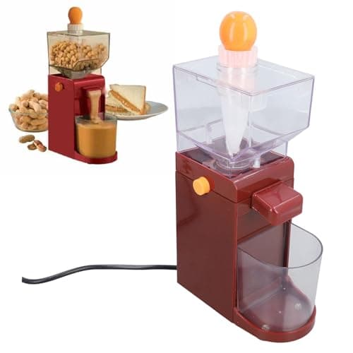 Peanut Butter Maker, Home Electric Grain Grinder Anti Slip Sesame Sauce Mill Nut Butter Machine for Groundnut Almonds Cashews Hazelnuts image