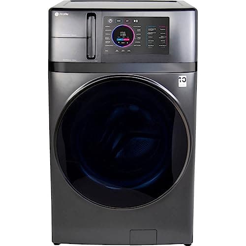 GE Profile PFQ97HSPVDS 28 Inch Smart Front Load Washer/Dryer Combo with 4.8 cu.ft. Capacity, 12 Wash Cycles, 14 Dryer Cycles image