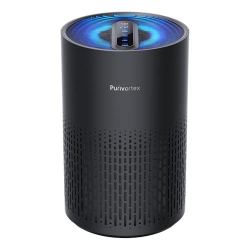 Air Purifiers for Bedroom, H13 True HEPA Filter for A11ergies, Pollen, Smoke, Dusts, Pets Dander, Odor, Hair, Ozone Free, 20db Quiet for Home, Room, Kitchen, SGS Certificaion - AC400 Black image