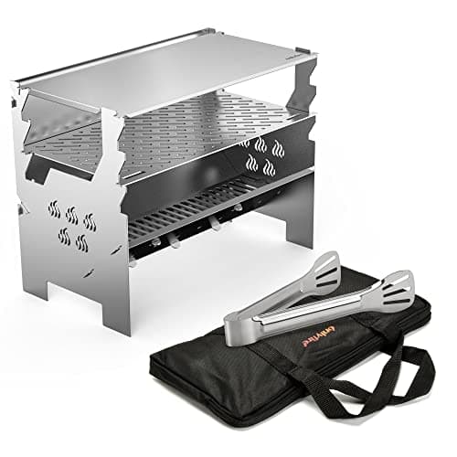 only fire Detachable Portable Charcoal Grill image