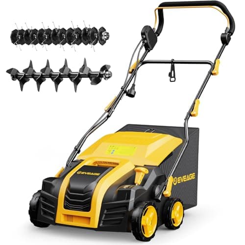 EVEAGE 16-Inch 15-Amp Electric Dethatcher and Scarifier image
