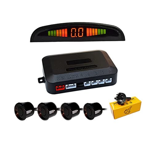 Car Parking sensors, 4 Sensors kit Parking sensors Buzzer Radar, Display LED, Acoustic Auto Reverse Backup System image