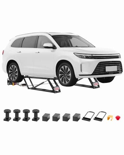 VEVOR Car Lift, 7000 lbs Capacity Car Lifts for Home Garage, 3-Level Adjustable with 29.4" Lift Height & Remote Control image