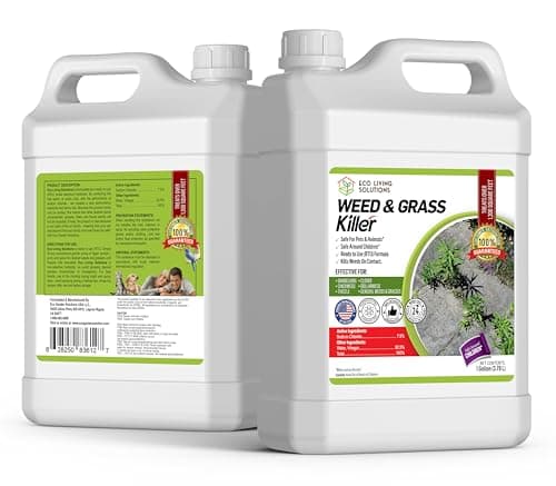 ECO Garden PRO - Organic Vinegar Weed Killer | Kid/Pet Safe | Clover Moss, Green Grass & Poison Ivy Killer for Lawns | Spray Ready Glyphosate Free Herbicide (1 Gallon) image