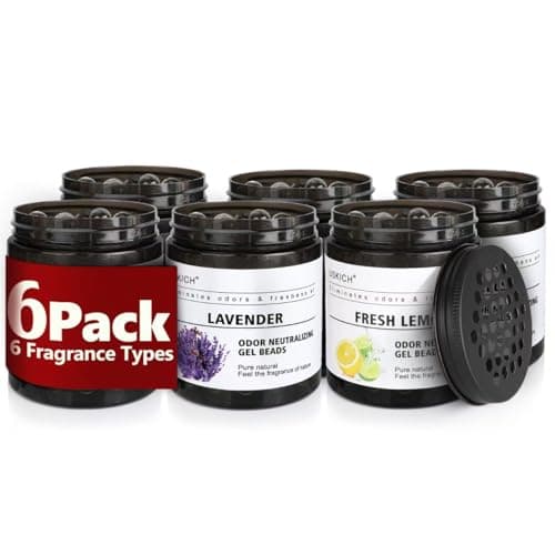 6 Pack Odor Eliminator Gel Beads, 6 kinds of fragrance image
