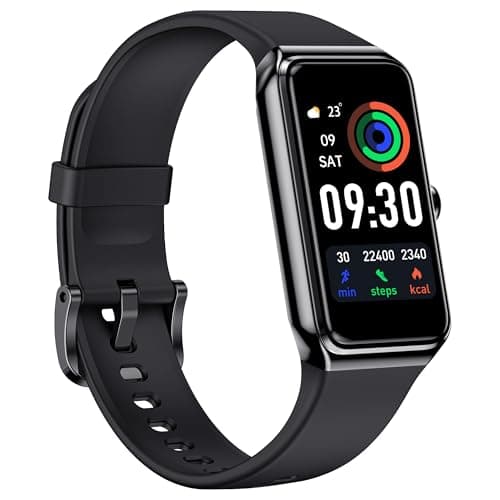 Fitness Tracker- Smart Watch with 1.47" Health Activity Trackers 24/7 Heart Rate,Stress Management, Monitor Blood Oxygen, Sleep Tracking Fitness Watch for Android iPhone Women Men (Black) image