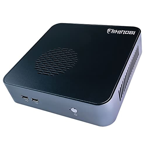 Shinobi Mini PC Computer | 4K Streaming Media Center + Mini Gaming PC | AMD Ryzen 7 (8-Core) + Radeon Vega 7 iGPU | 16GB DDR4 RAM | 512GB NVME SSD | Wi-Fi 6 + BT | Windows 11 Pro image