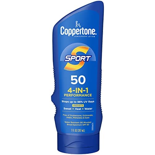 Coppertone SPORT Sunscreen SPF 50 Lotion, Water Resistant Sunscreen, Body Sunscreen Lotion, 7 Fl Oz image