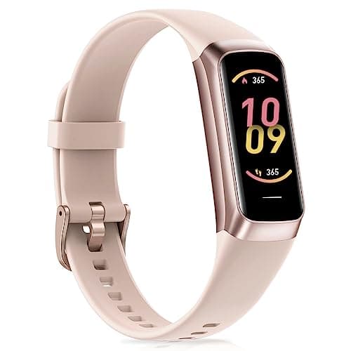 Fitness Tracker with Sleep Tracker, Heart Rate, Blood Oxygen, Calorie Tracking, Activity Tracker with 1.1" AMOLED Screen, Waterproof Step Tracker for Android iPhones Women Men image