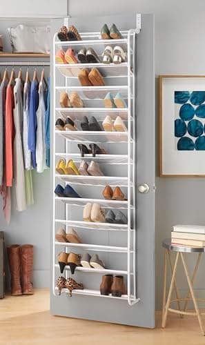 Whitmor Over the Door Shoe Organizer - Holds up to 36 Pairs of Shoes image