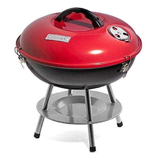 Cuisinart 14" Inch BBQ, 14" x 14" x 15", Portable Charcoal Grill, (Red), CCG-190RB image