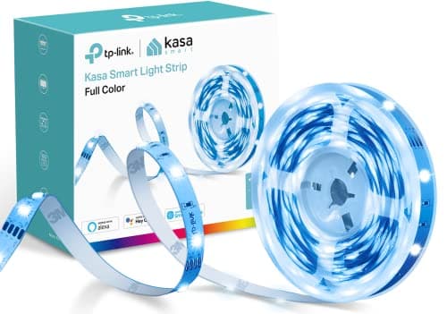Kasa Smart LED Light Strip, 16.4ft WiFi LED Strip Works with Alexa, Google Home, SmartThings, High Brightness with 16 Million Colors, RGB, Grouping, Adjustable Length, Up to 25,000 Hours (KL400L5) image
