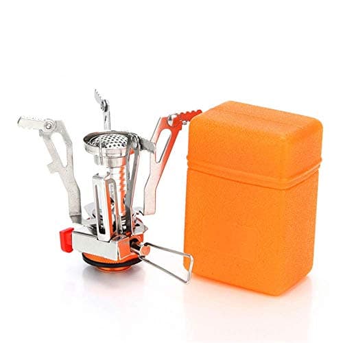 AOTU Portable Camping Stoves Backpacking Stove with Piezo Ignition Stable Support Wind-Resistance Camp Stove for Outdoor Camping Hiking Cooking image