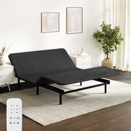 Adjustable Comfort Classic Adjustable Base - Queen - Head & Foot Incline - Wireless Remote with Memory - Easy Set Up - Zero Clearance - Zero Gravity - Durable Frame image