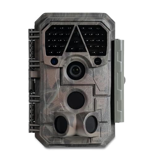 Meidase P70 Trail Camera, 64MP 1296p, Game Cameras with No-Glow IR Night Vision, Motion Activated, Waterproof for Wildife Deer Cams, Hunting image