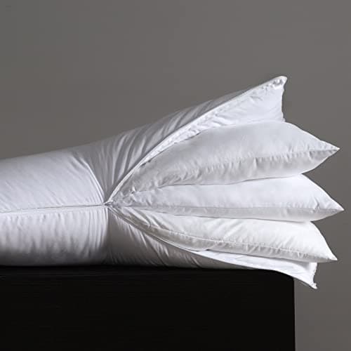 Three Geese Adjustable Layer Pillows, Assembled 3 in 1 Bed Pillow, Soft Pillow Good for Side and Back Stomach Sleeper, Queen Size Pack of 1 image