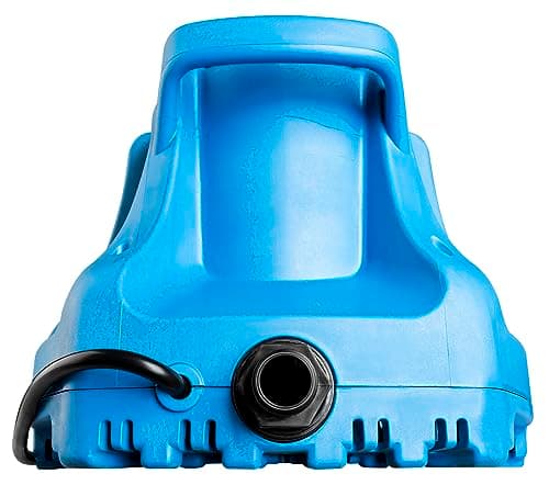 Little Giant APCP-1700 115-Volt, 1/3 HP, 1745 GPH, Automatic, Submersible, Swimming Pool Cover Pump with 25-Ft. Cord, Light Blue, 577301 image