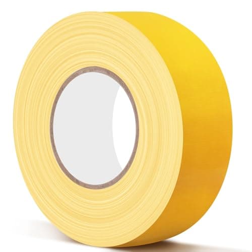 HolderProf Outdoor Pickleball Court Tape, 2in x 230FT - Sports Floor Marking Tape, 2in x 77yd - Pickleball Court Marking Kit| Multipurpose| Ultra Durable & Versatile (Yellow) image