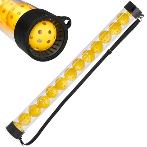 Pickleball Picker Upper Holds 14 Balls, Pickleball Pickup Tube & Retriever Collector image