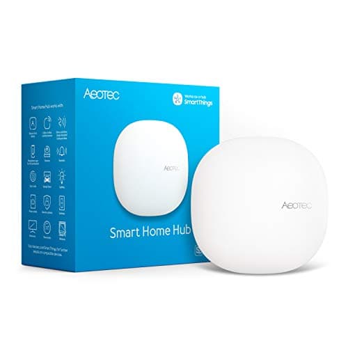 Aeotec Smart Home Hub, Works as a SmartThings Hub, Z-Wave, Zigbee, Matter Gateway, Compatible with Alexa, Google Assistant, WiFi image