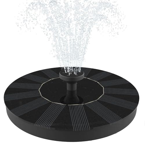 Solar Fountain, Solatec Solar Powered Bird Bath Fountain Pump 1.3W Solar Panel Kit Water Pump,Outdoor Watering Submersible Pump for Pond, Pool, Garden, Fish Tank, Aquarium image