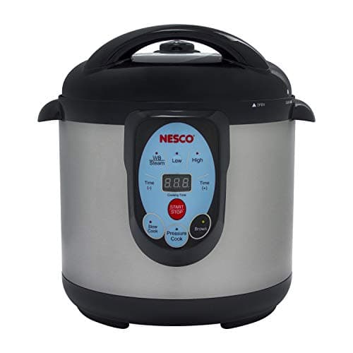 NESCO NPC-9 Smart Electric Pressure Cooker and Canner, 9.5 Quart, Stainless Steel image