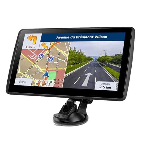 GPS Navigator for Car Truck RV, Latest 2025 Map 7 inch Touch Screen image