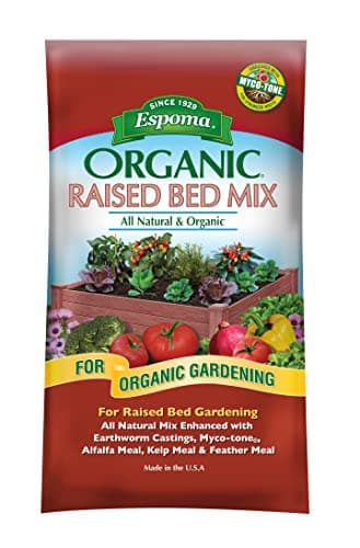 Espoma Organic Raised Bed Mix - All Natural and Organic Potting Soil Mix for Growing Vegetables and Herbs in Raised Garden Beds. for Organic Gardening.1.5 Cubic Foot Bag image