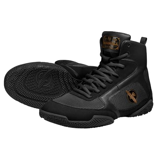 Hayabusa Pro Boxing Shoes for Men & Women - Black, 12 image
