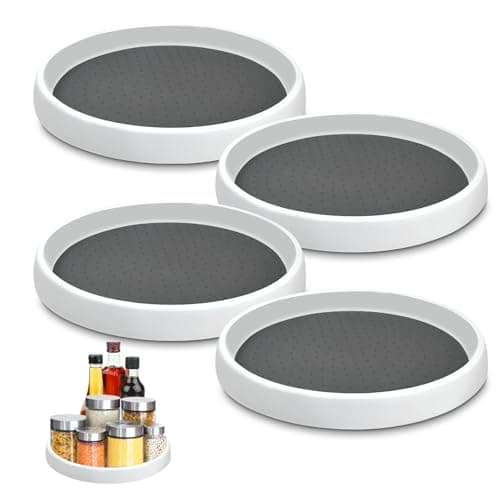 Lazy Susan Organizers, 10'' Set of 4, Non-Skid Lazy Susan image
