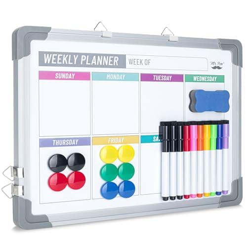 Mr. Pen- Magnetic Weekly Dry Erase Board, 12” x 16” image