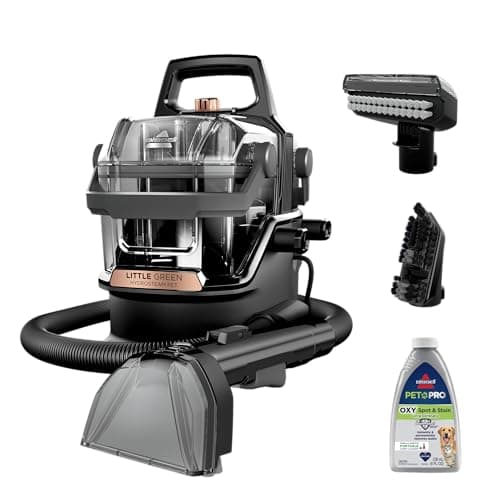 BISSELL Little Green HydroSteam Multi-Purpose Portable Carpet and Upholstery Cleaner, Car and Auto Detailer, 3618 image