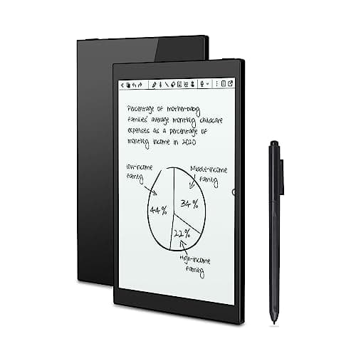 Geniatech Kloudnote S 10.1" - ePaper Notebook with Digital Pen, E-Ink Paperwhite Tablet with Sync and Screen Casting Function, e Reader Graphics Notepad for Drawing and Meeting (Black) image