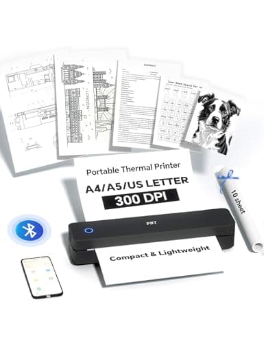 PRT Portable Printer Wireless for Travel image