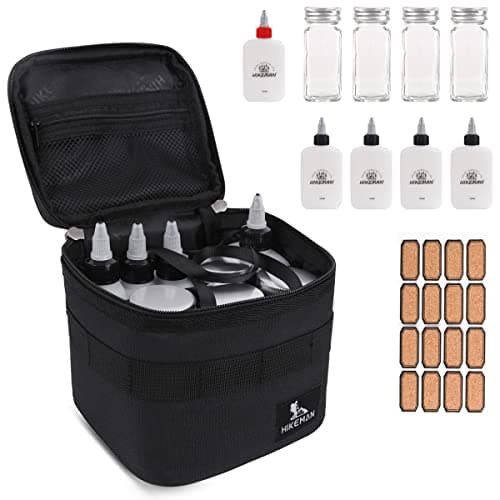 HIKEMAN Camping Portable Spice Set with 9 Containers image