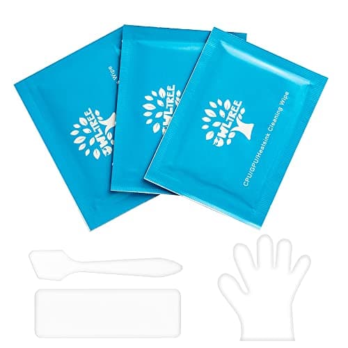 OwlTree Thermal Paste Remover Kits for CPU, GPU, Heatsink etc (20 Pieces Wipes) image