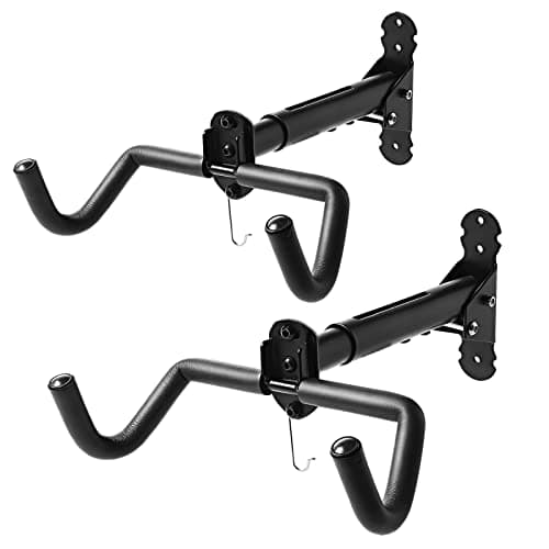 Gootus Bike Wall Mount Hanger - Horizontal Bicycle Indoor Storage Rack | Cycling Wall Mounted Holder Hook - Hang Your Road, Mountain or Hybrid Bikes in Garage or Home image