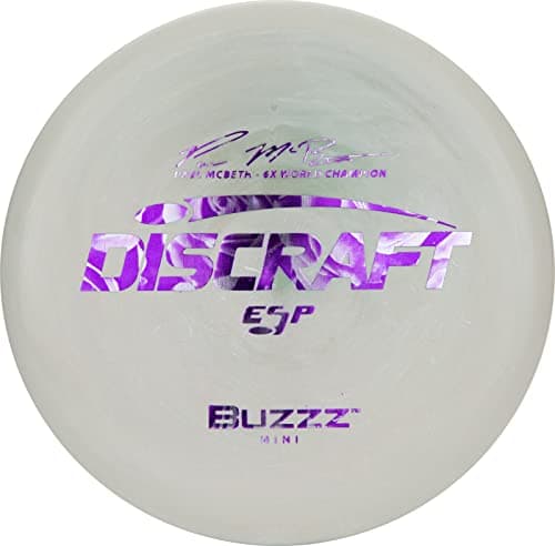 Discraft ESP Mini Buzzz Paul McBeth 6X Signature Series Disc Golf Accessory, ‎Colors May Vary image