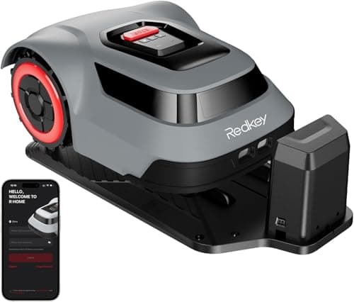 MGC1000 Robot Lawn Mower with 590ft Boundary Wire for 0.25 Acre (1/4 Acre), Auto Mapping & Recharge, 45% Climbing Automatic Robotic Lawn Mower image