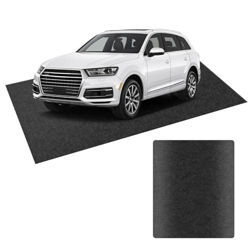 AAIN Garage Floor Mat 17' x 7'4" Waterproof/Durable Oil Spill Mat Protects Surfaces,Ideal for Under Car, Garage Flooring and Floor Protection for Garage image