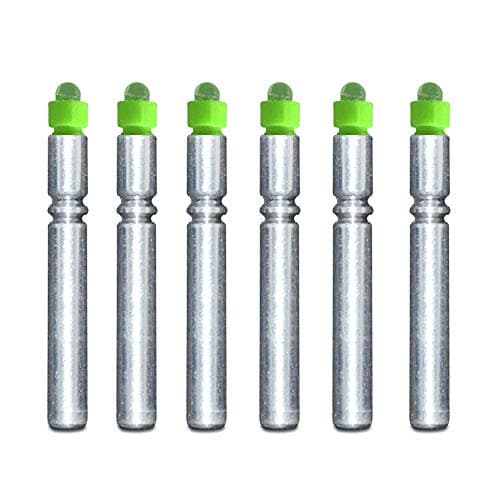 E-Arc 6PCS-LED Bobber Light Replacement Battery for Archery Nocks, Fishing (Green) image