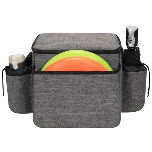 CLEKEGBAG Disc Golf Bag with Adjustable Straps, Large Capacity, Water Bottle Holder - Durable and Lightweight image