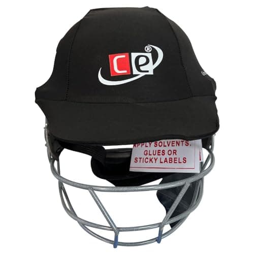 Cricket Helmet Choice of Multicolor Helmets Covers Men (Black, Adjustable) image