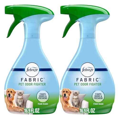 Febreze Odor-Fighting Fabric Refresher Pet Odor Fighter, 16.9oz, Pack of 2 image