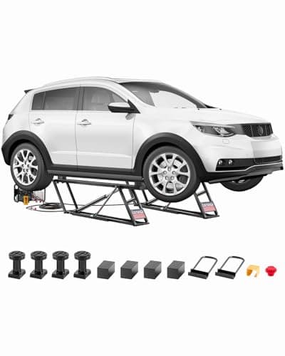 VEVOR Car Lift, 5000 lbs Capacity Car Lifts for Home Garage, 3-Level Adjustable with 29.8" Lift Height & Remote Control image