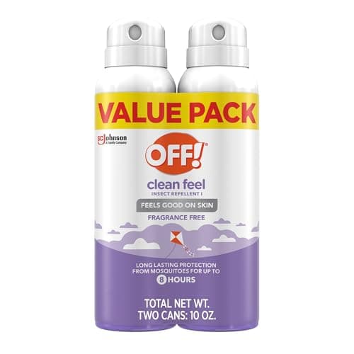 OFF! Clean Feel Picaridin Insect Repellent Aerosol Value Pack, 2 Cans, 10 oz Total image